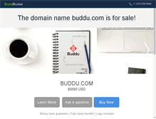 Tablet Screenshot of buddu.com